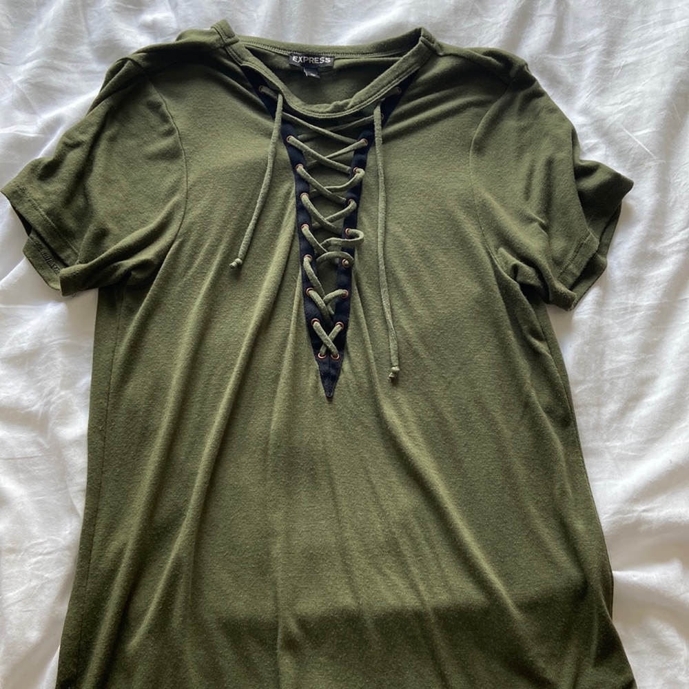 Express tie up shirt